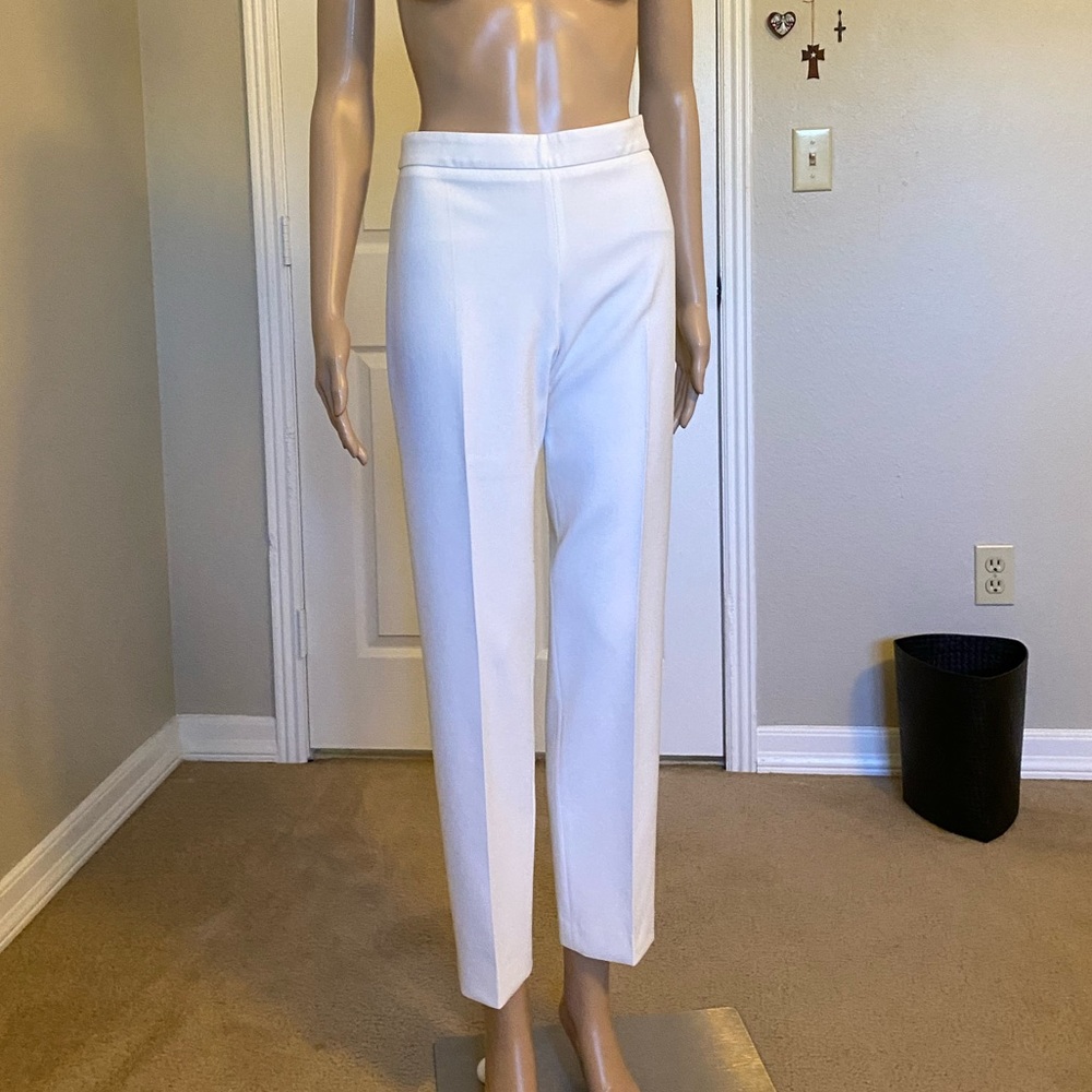 NWOT BOSS Hugo Boss Winter White Trouser 6